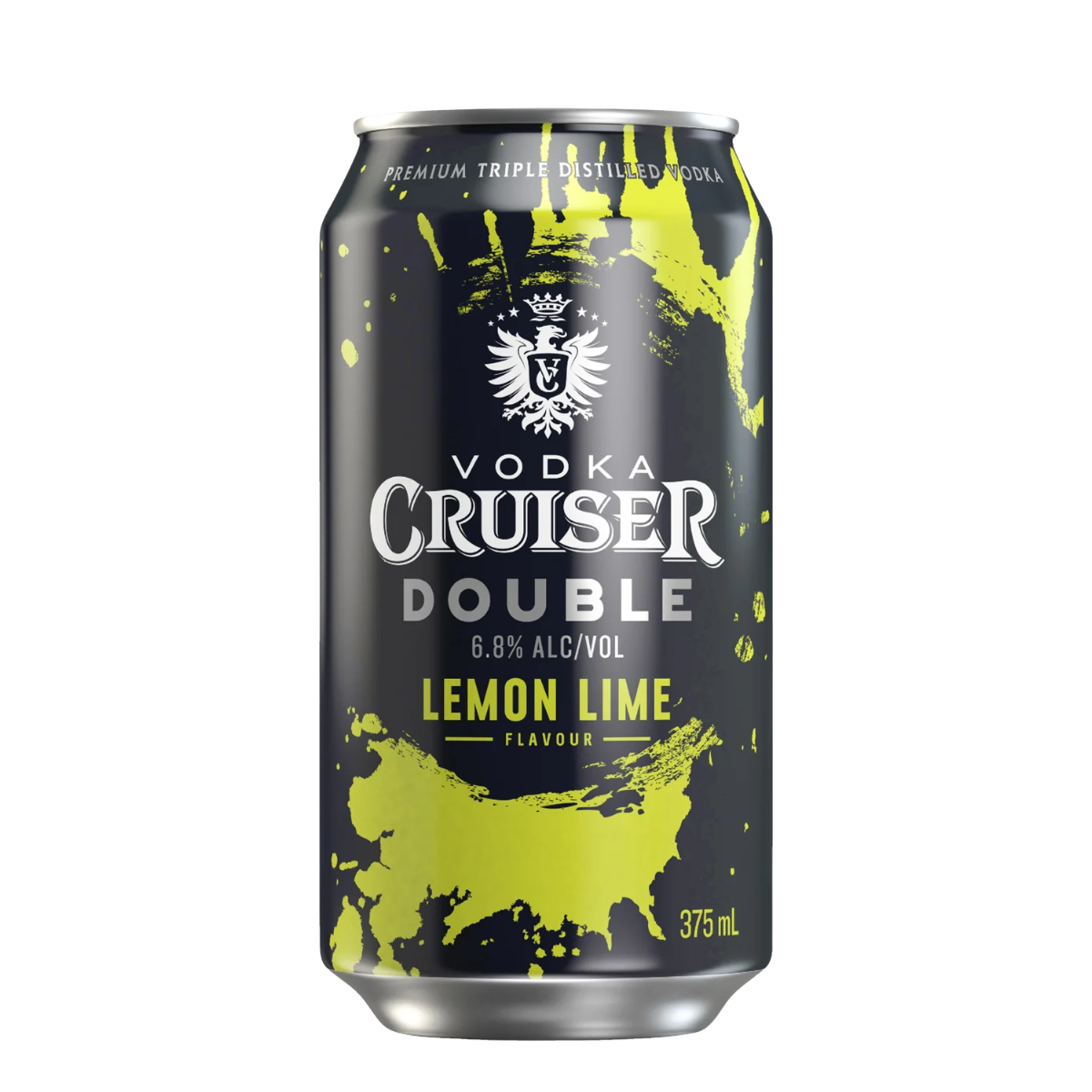 Vodka Cruiser Double Lemon Lime 375ml Can