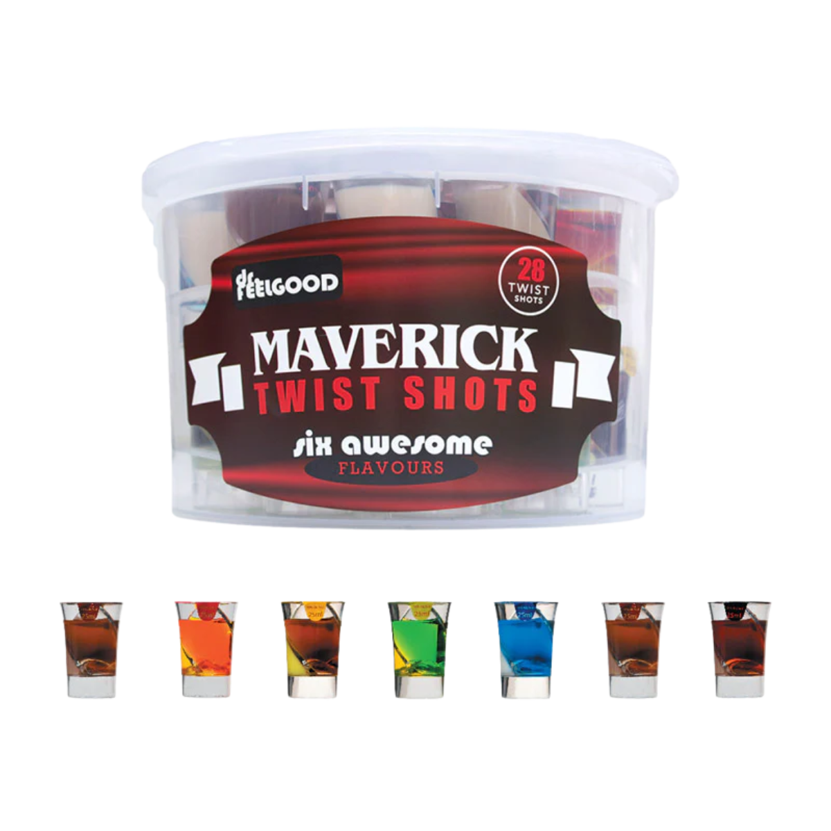 Maverick Twist Shots Bucket Liqueur 28 x 25ml