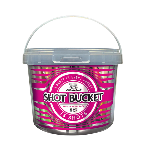 Little Fat Lamb Shot Bucket 16 x 300ml Shots