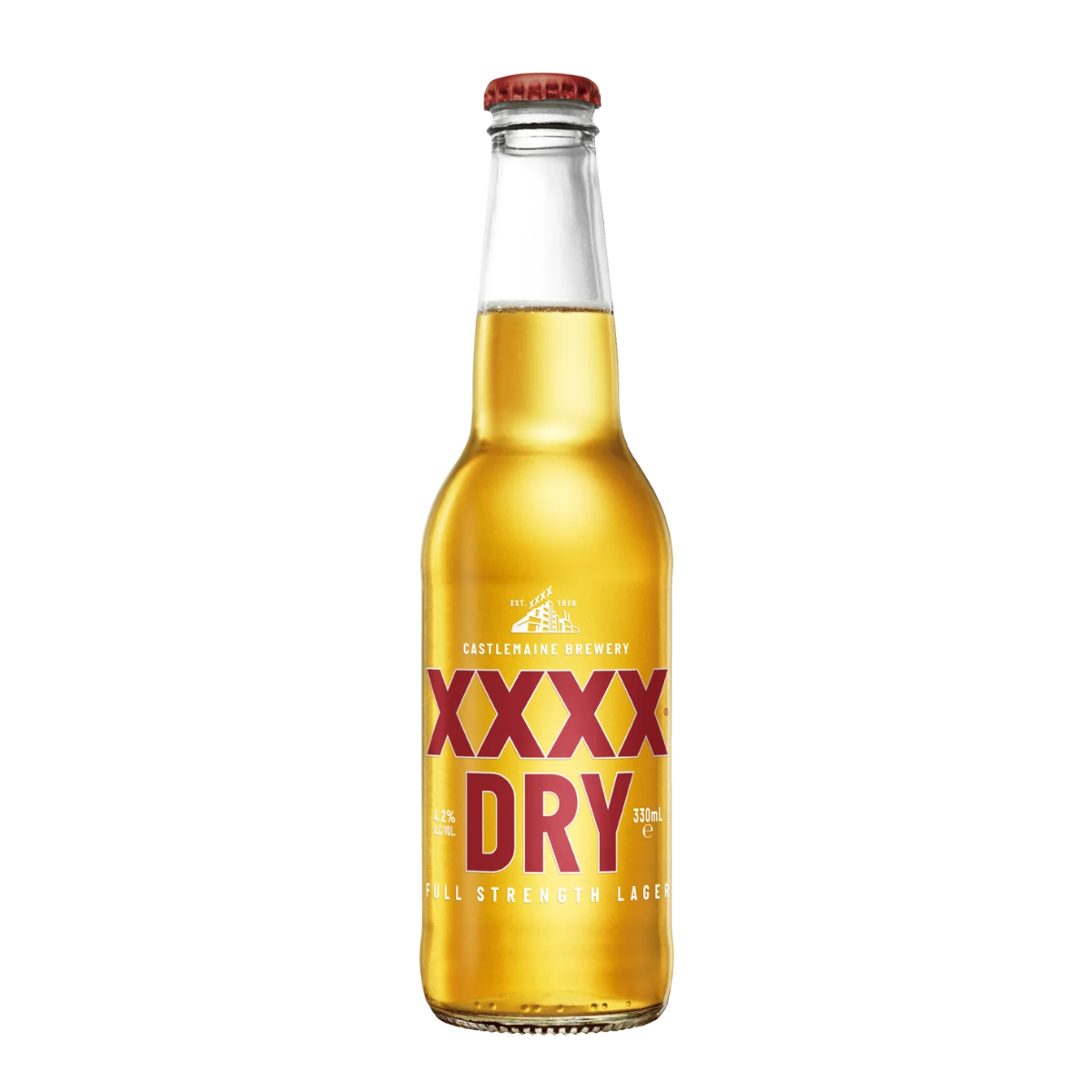 XXXX Dry 330ml Bottle