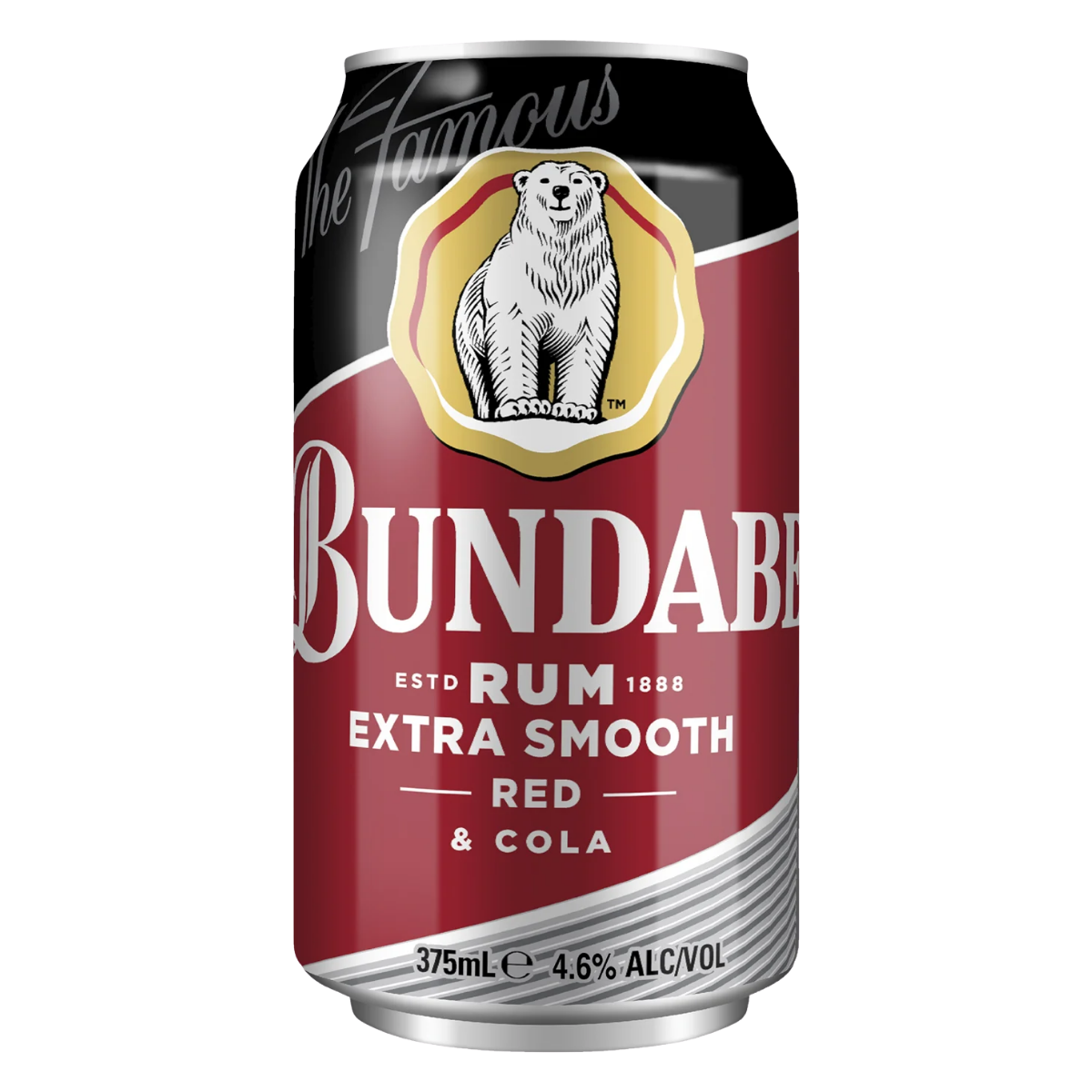 Bundaberg Rum & Cola Red Extra Smooth 375ml Can