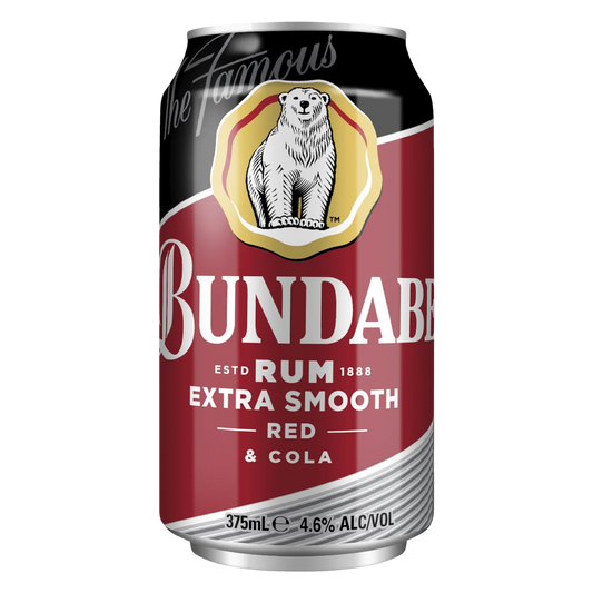 Bundaberg Rum & Cola Red Extra Smooth 375ml Can
