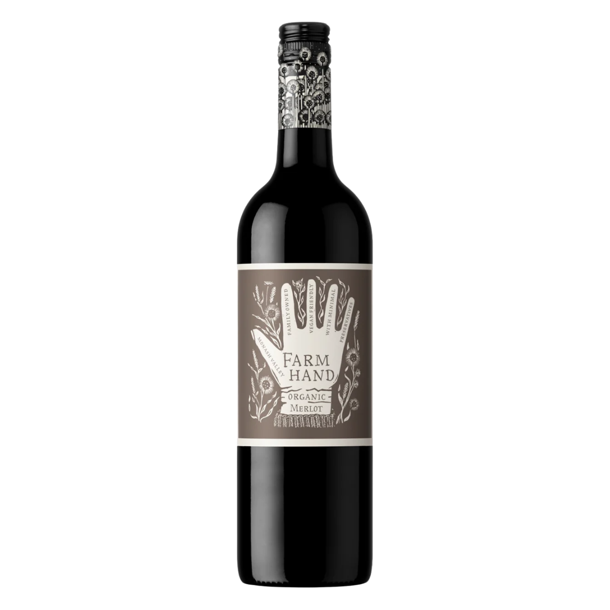 Farm Hand Organic Metlot 750ml