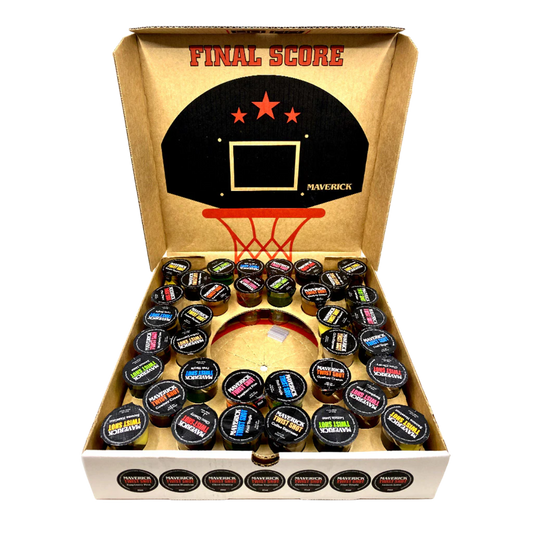 Maverick Pizza Box Twist Shots With Basketball Liqueur 36 x 25ml Shots