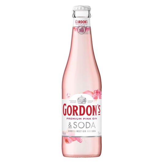 Gordon’s Premium Pink Gin & Soda 330ml Bottle