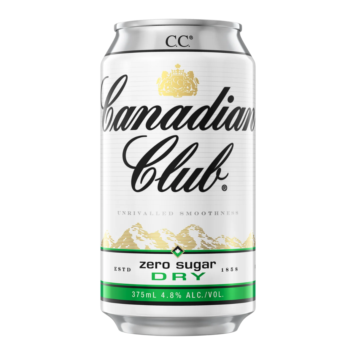 Canadian Club & Dry Zero 375ml Can