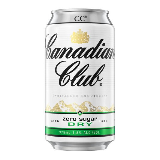 Canadian Club & Dry Zero 375ml Can
