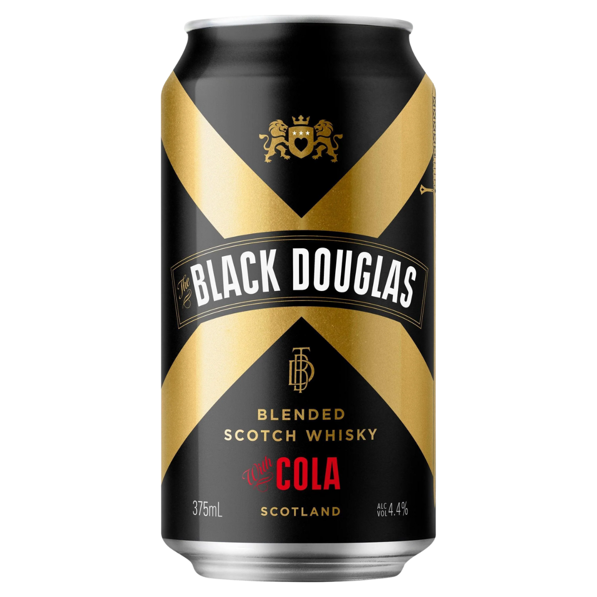 Black Douglas Whisky & Cola 375ml Can