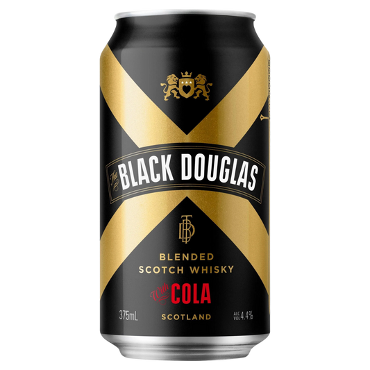 Black Douglas Whisky & Cola 375ml Can
