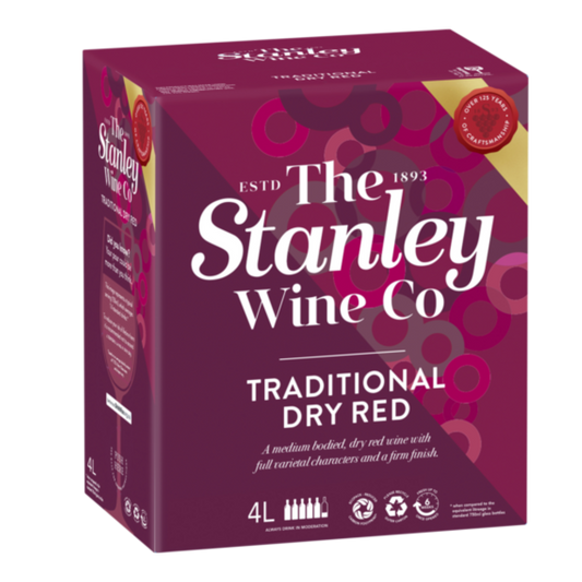 The Stanley Wine Co Traditional Dry Red 4L Cask Wine