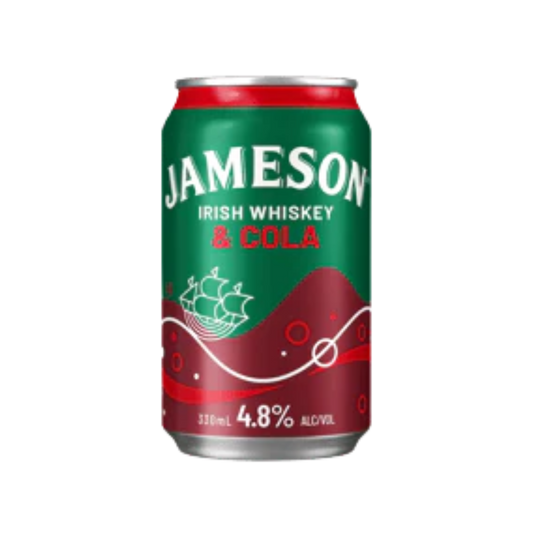 Jameson Cola 4.8% 375ml Can