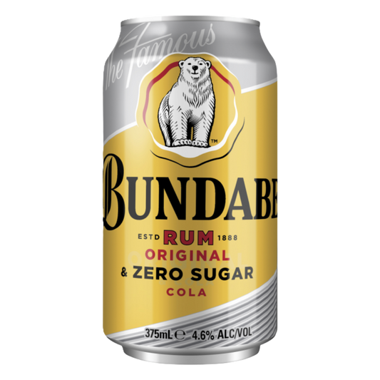Bundaberg Rum & Cola Zero Sugar 375ml Can