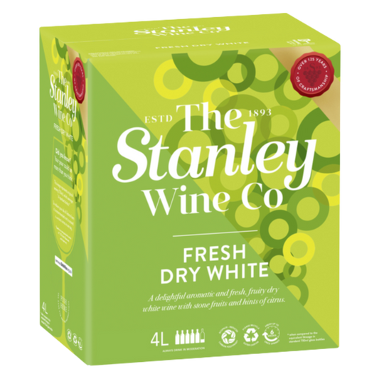 The Stanley Wine Co Fresh Dry White 4L Cask Wine