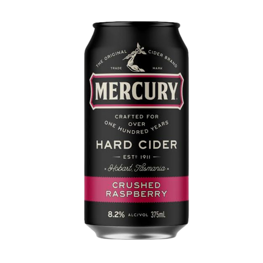 Mercury Hard Cider Crushed Raspberry 375ml Can