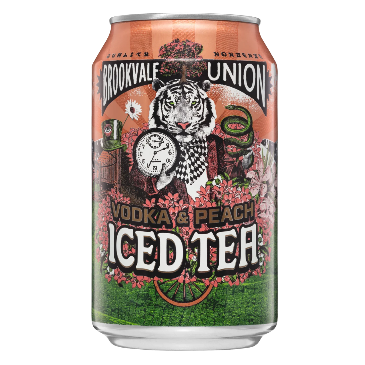 Brookvale Union Vodka Peach Iced Tea 330ml Can