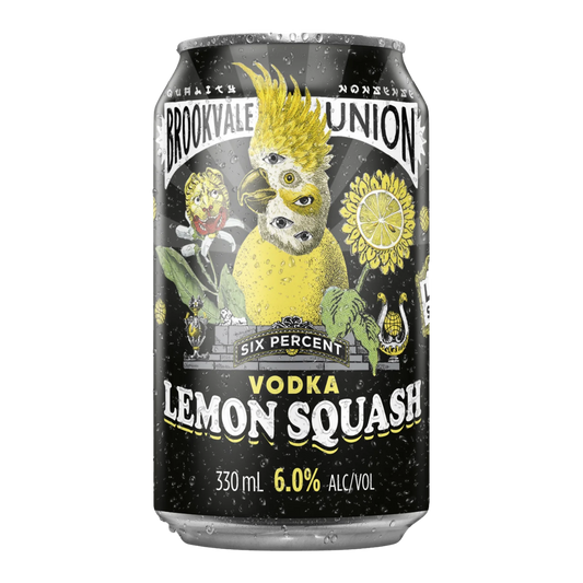 Brookvale Union Vodka Lemon Squash 330ml Can