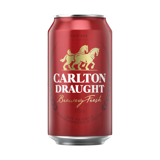 Carlton Draught Lager 375ml Can