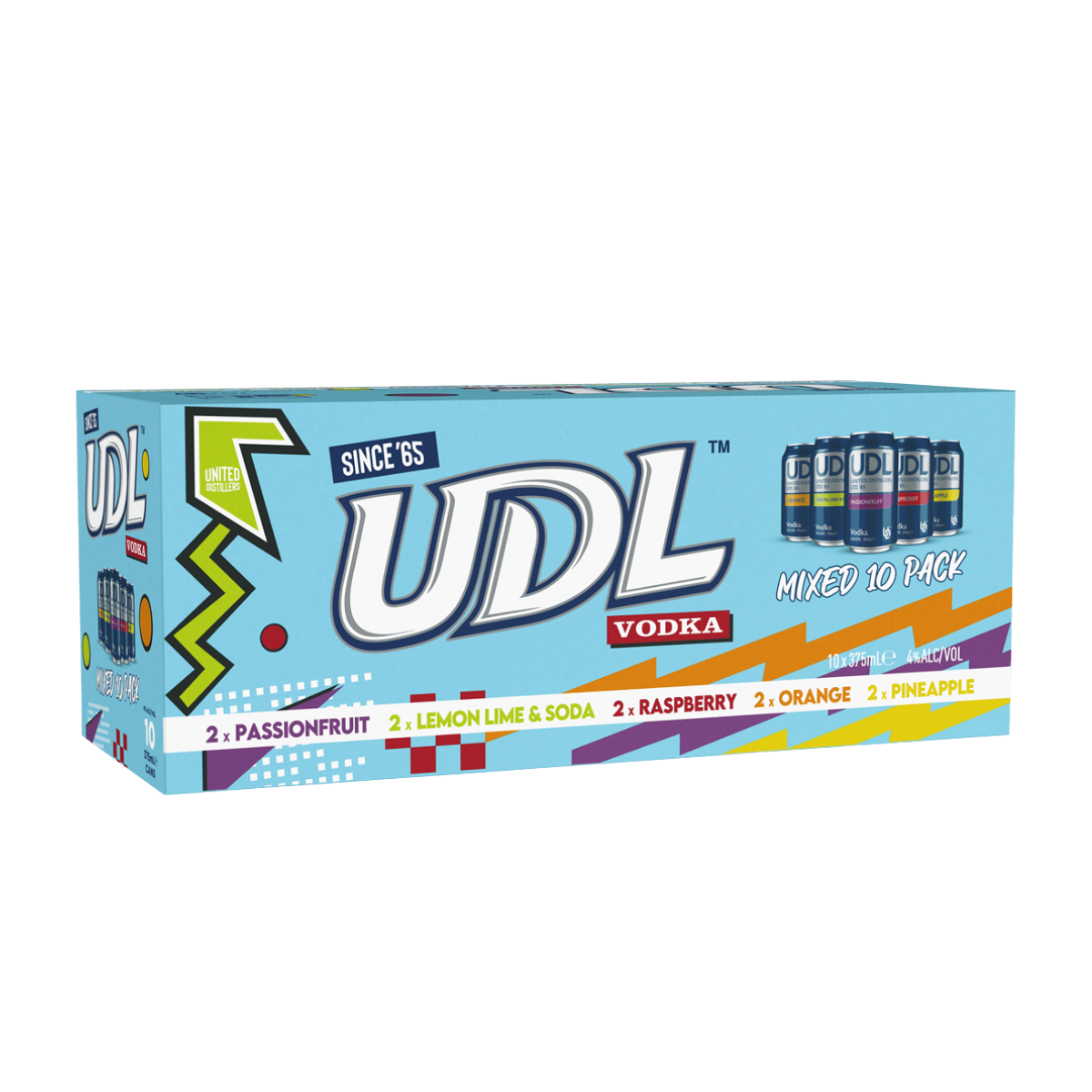 UDL Vodka Mixed 10 Pack