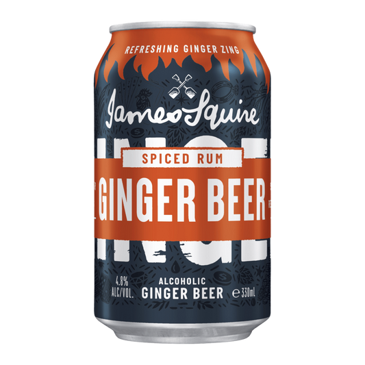 James Squire Spiced Rum Ginger Beer 330ml Can