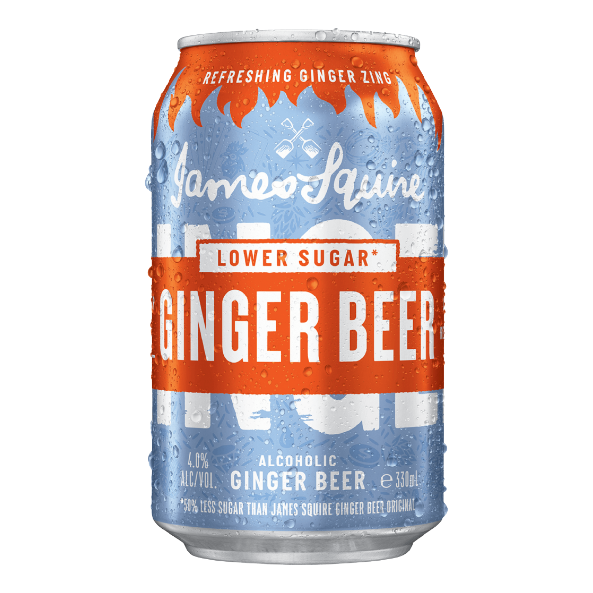 James Squire Lower Sugar Ginger Beer 330ml Can