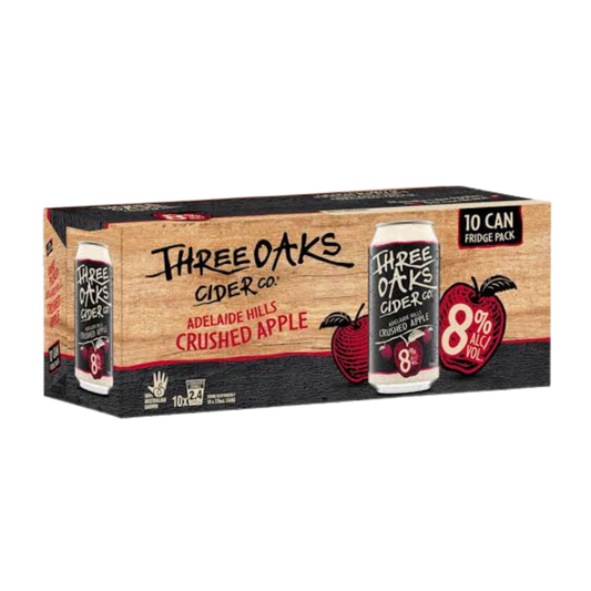Three Oaks Original Apple Cider 8% 10x375ml Cans