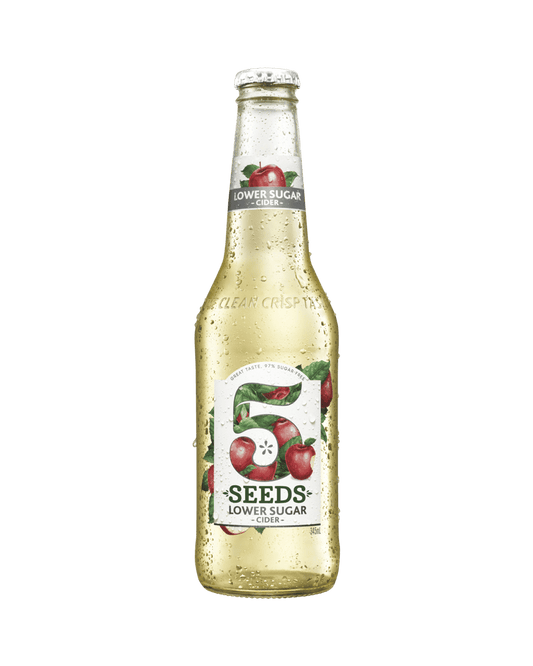 5 Seeds Low Sugar Apple Cider 375ml Bottle