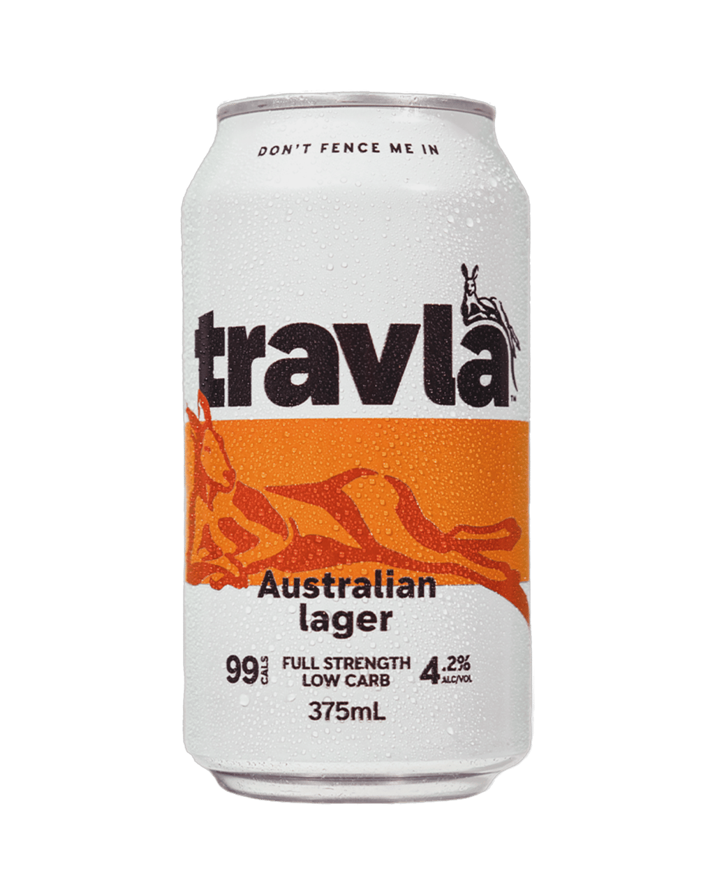 Travla Full Strength Lager 375ml Can