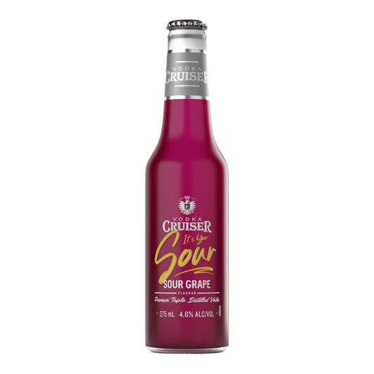 Vodka Cruiser Sour Grape 275ml Bottle