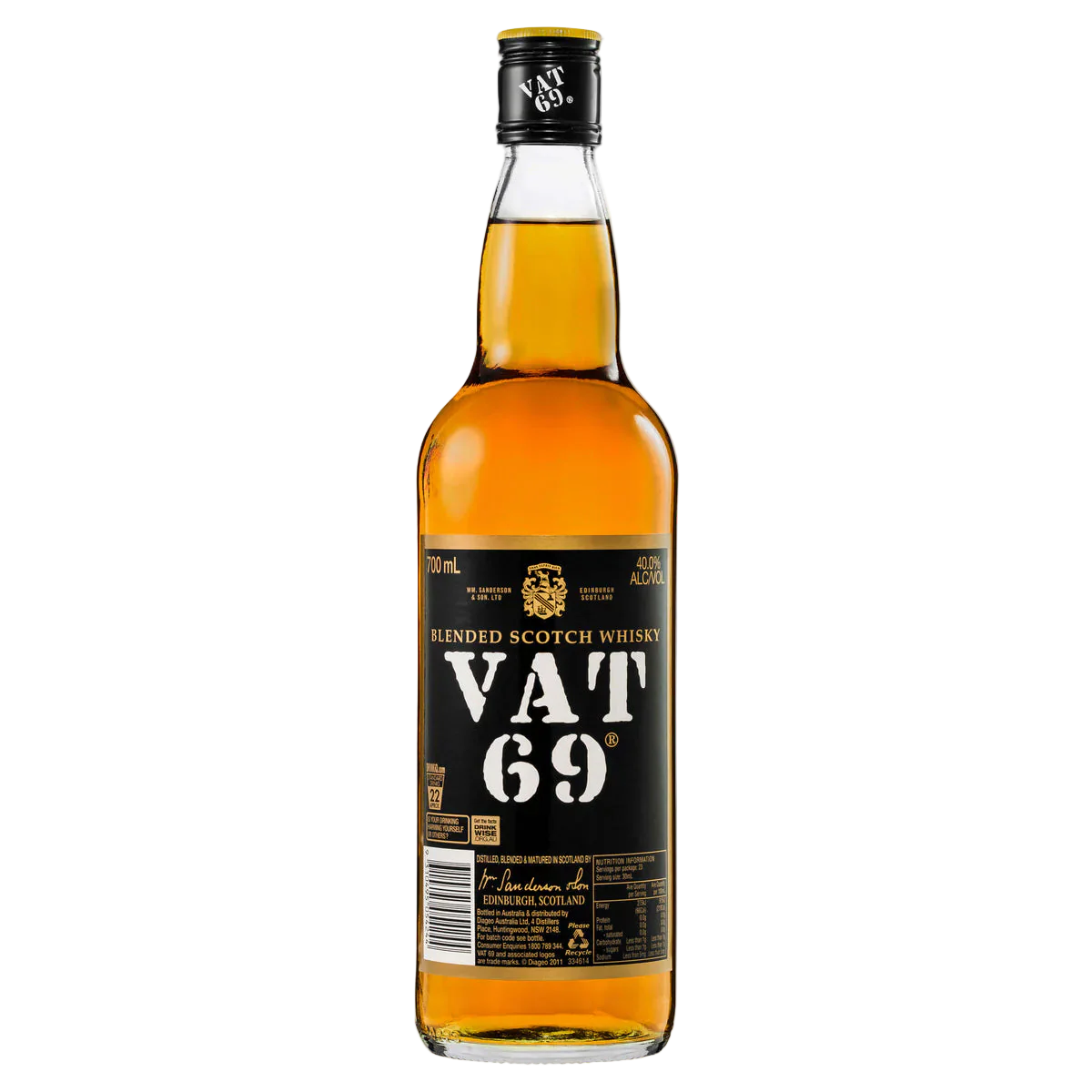 Vat 69 Blended Scotch Whisky 700ml