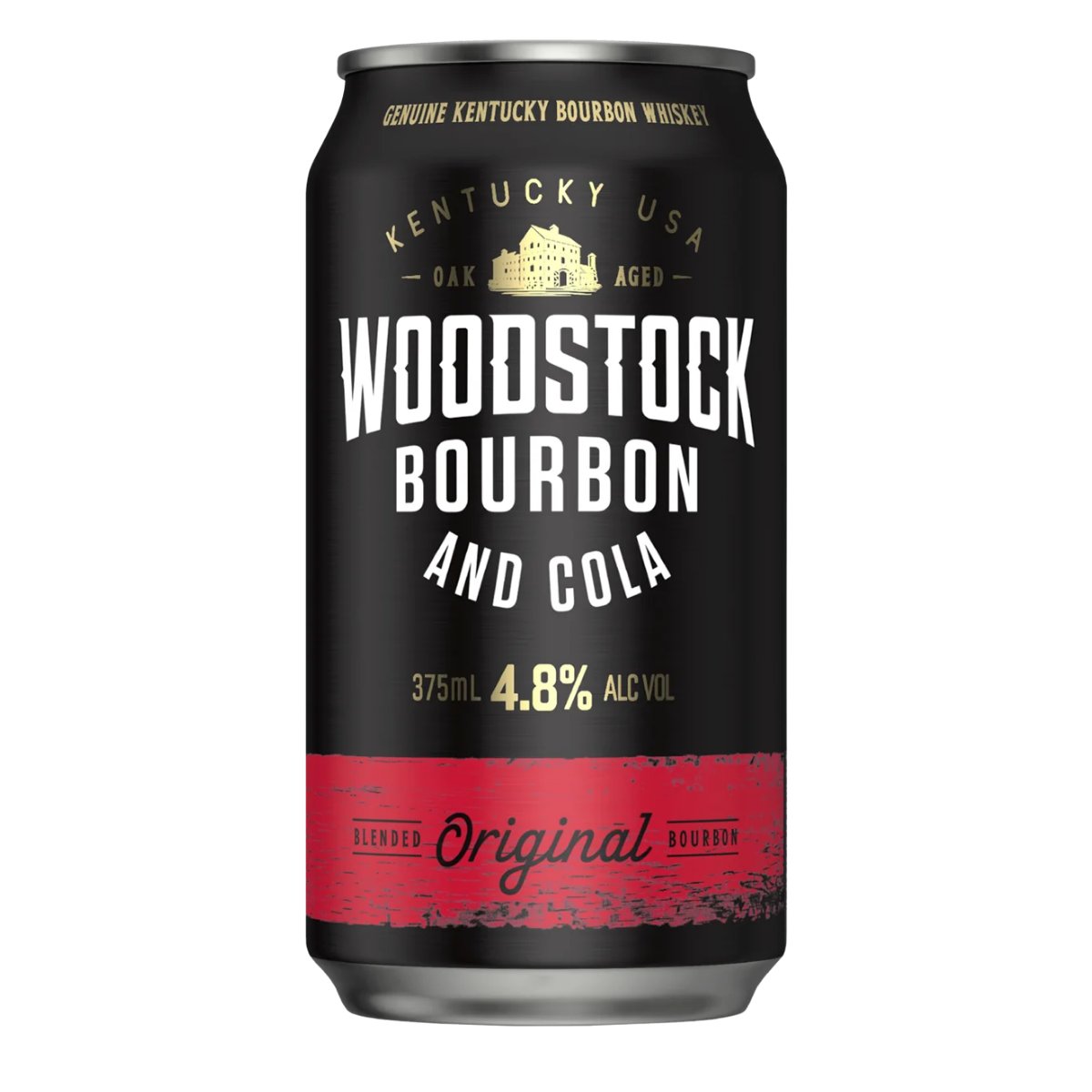 Woodstock & Cola 4.8% Red 375ml Can