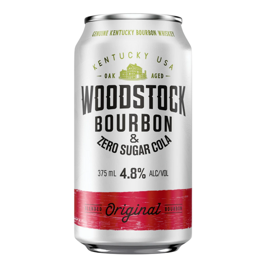 Woodstock & Cola Zero Sugar 375ml Can