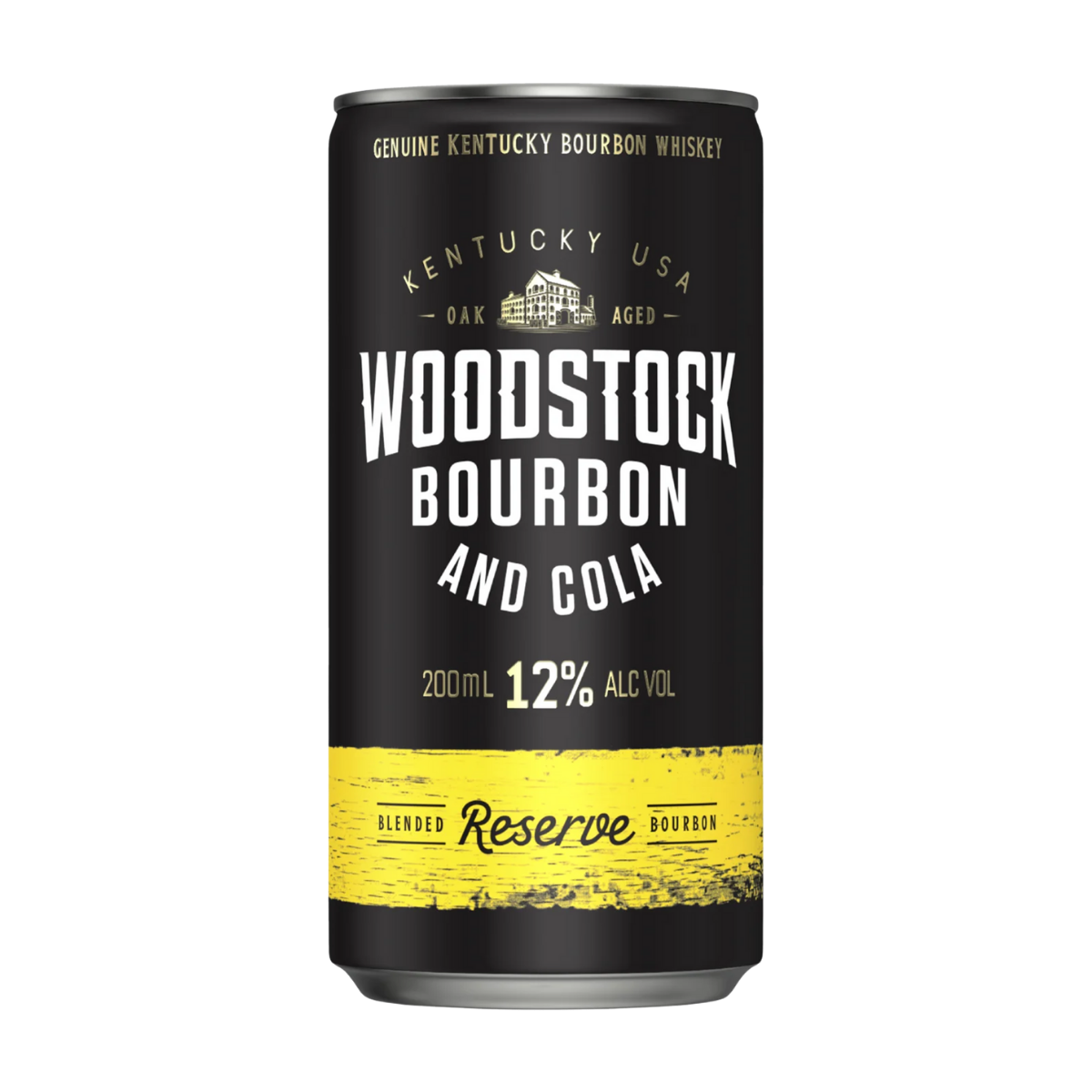 Woodstock & Cola 12% Yellow 200ml Can