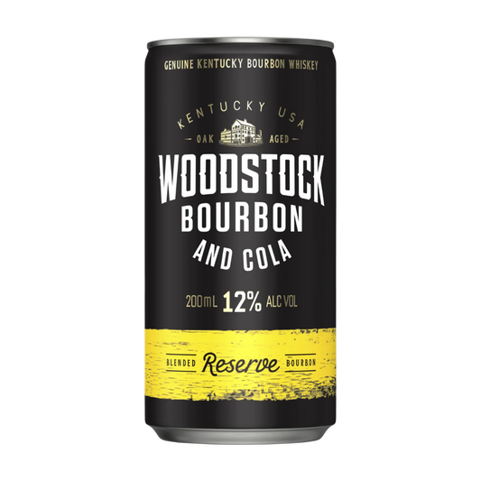 Woodstock & Cola 12% Yellow 200ml Can