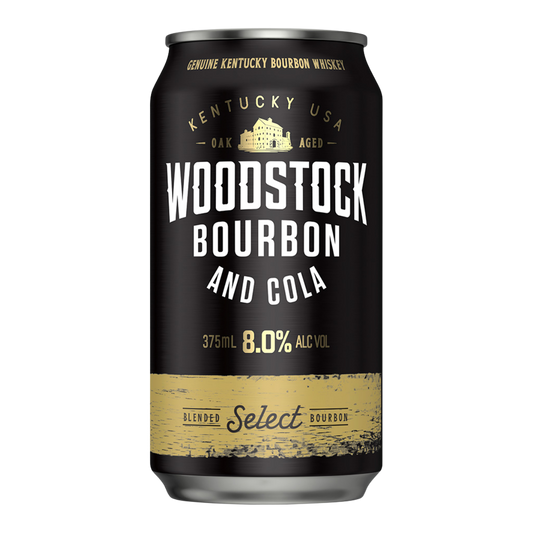 Woodstock & Cola 8% Gold 375ml Can