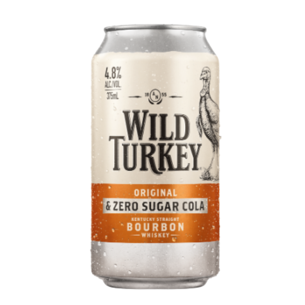 Wild Turkey Original & Cola Zero 375ml Can