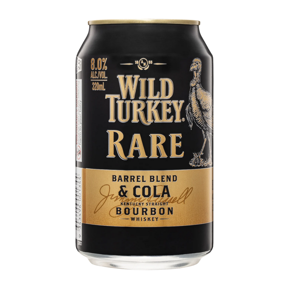 Wild Turkey Rare 8% 375ml Can