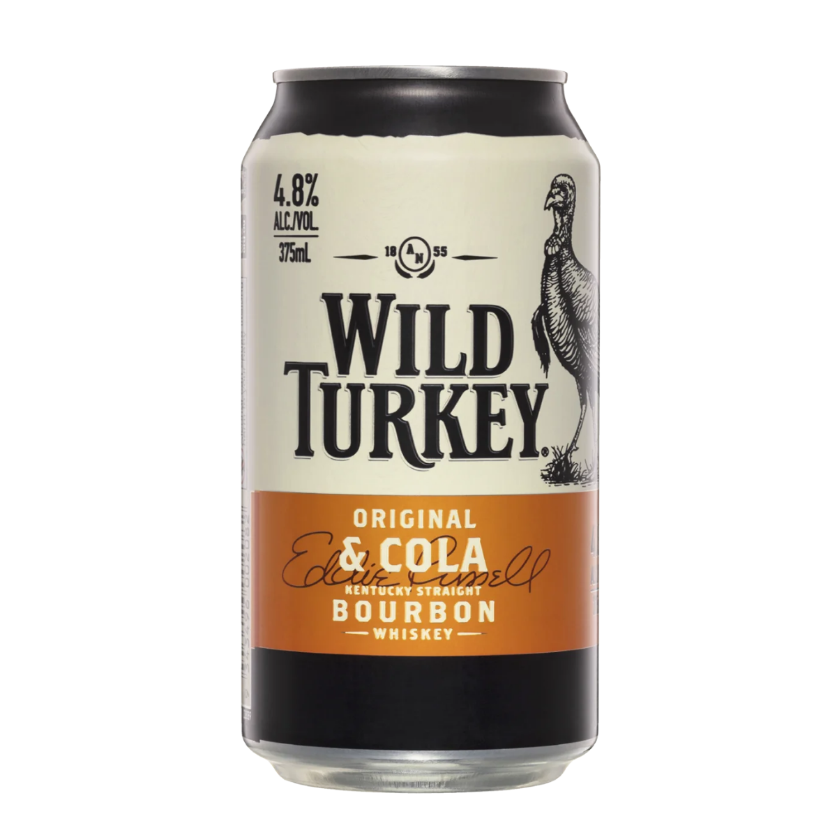 Wild Turkey Original & Cola 375ml Can