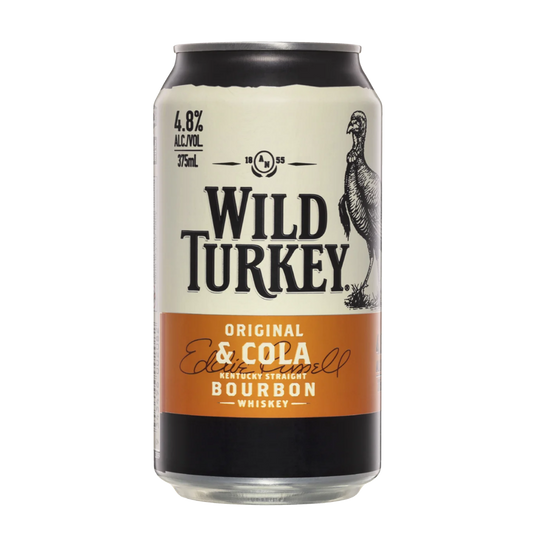 Wild Turkey Original & Cola 375ml Can
