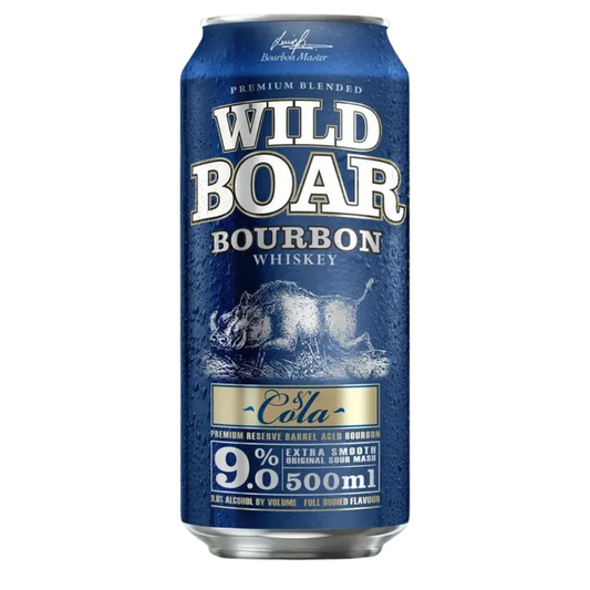 Wild Boar Bourbon & Cola 9% 500ml Can