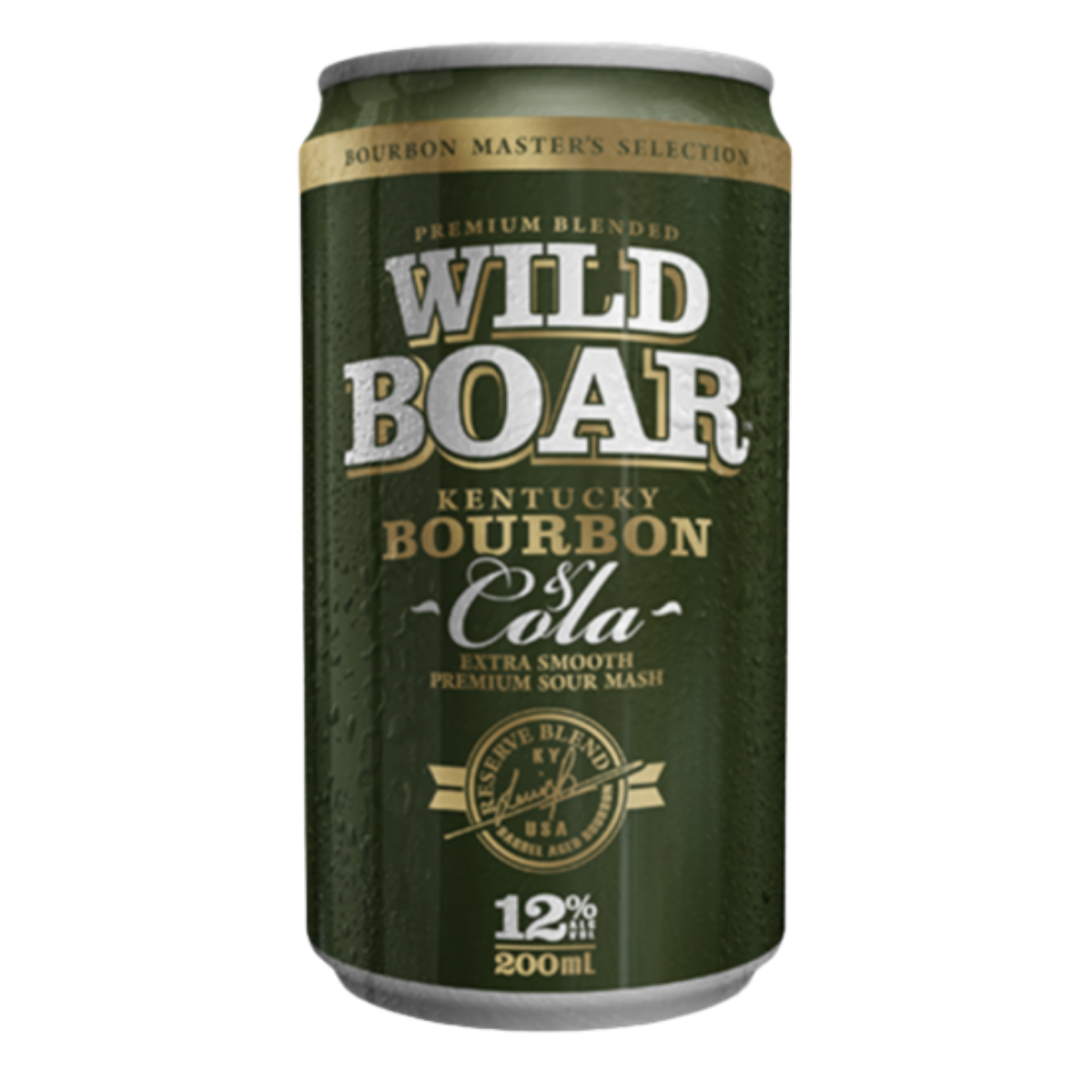 Wild Boar Bourbon & Cola 12% 200ml Can