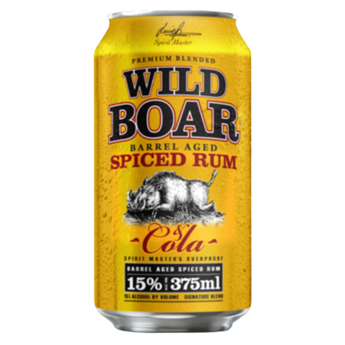 Wild Boar Spiced Rum & Cola 15% 375ml Can